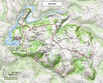 Carte Mont-Roc ©CCMAV