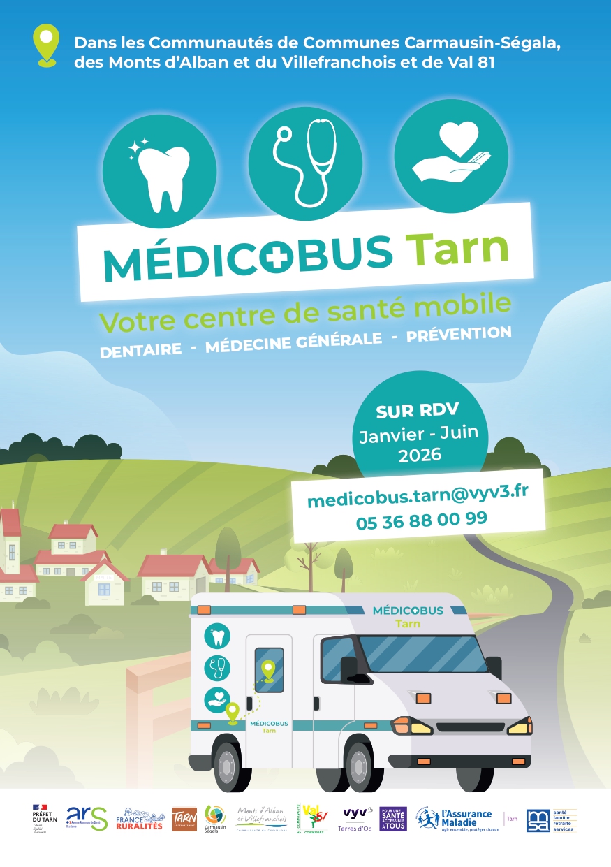 Le médicobus arrive à Mont-Roc